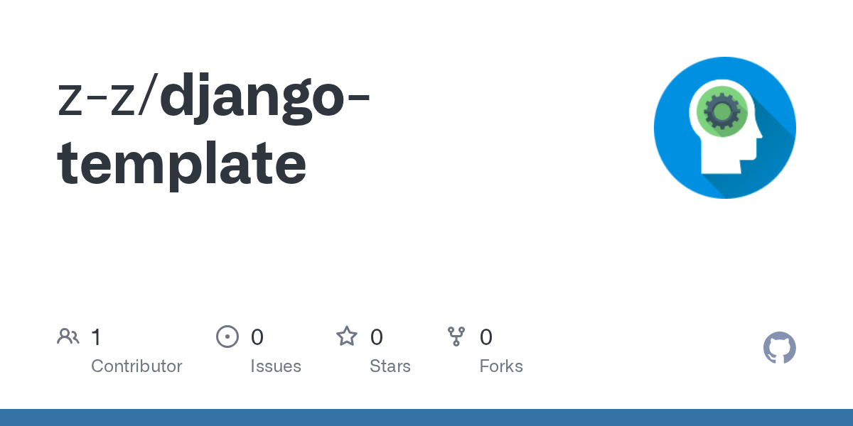 GitHub zz/djangotemplate