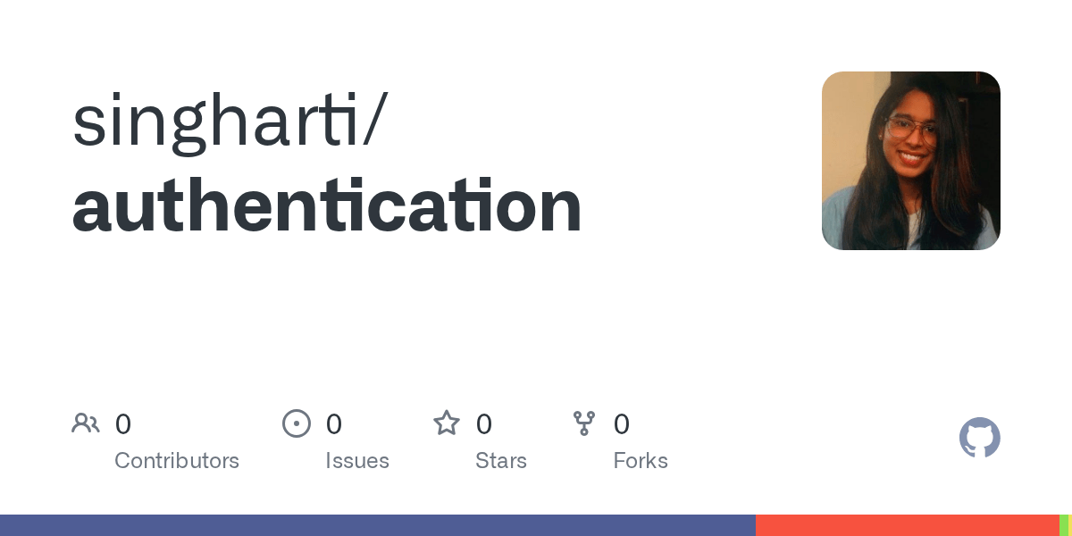 GitHub singharti/authentication