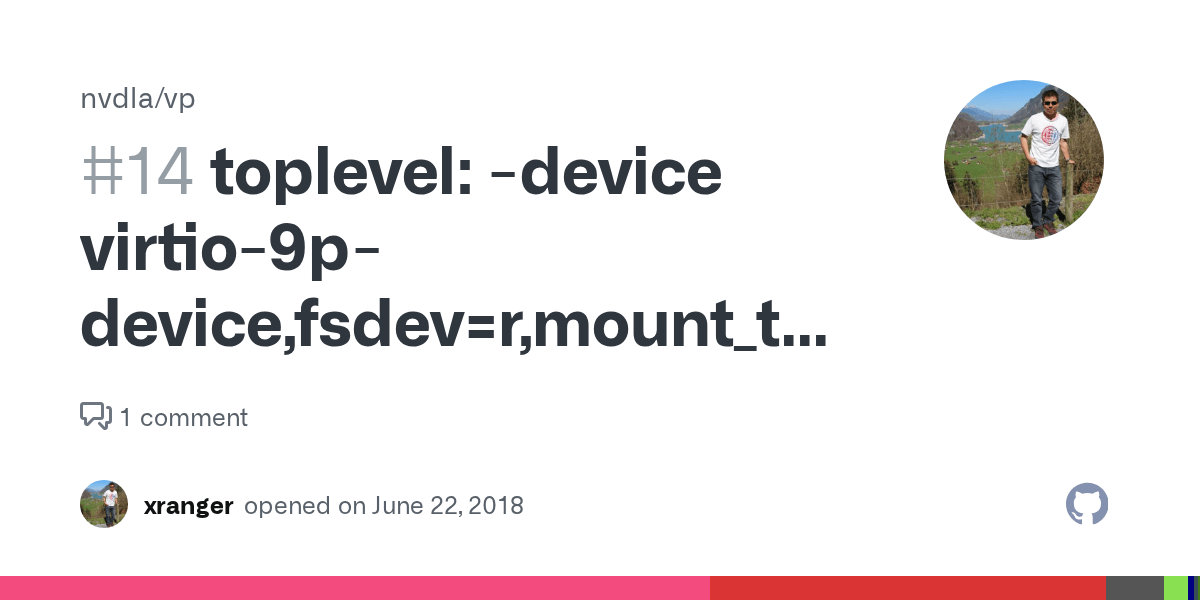 toplevel device virtio9pdevice,fsdev=r,mount_tag=r 'virtio9p