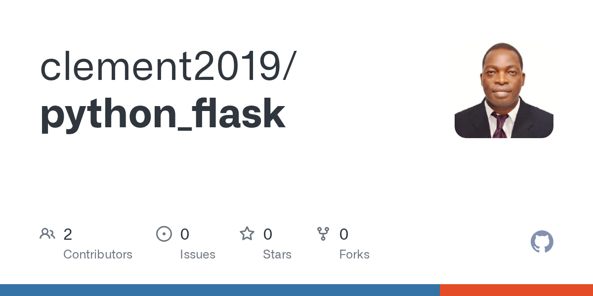 GitHub clement2019/python_flask