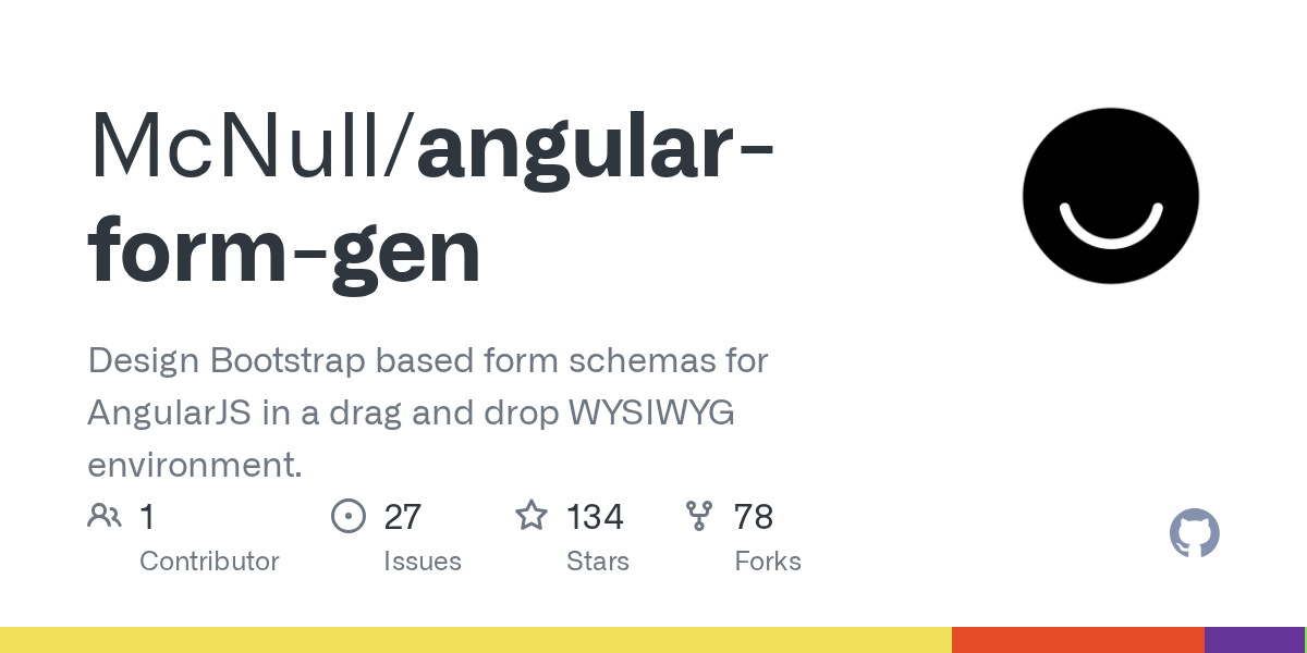 GitHub McNull/angularformgen Design Bootstrap based form schemas