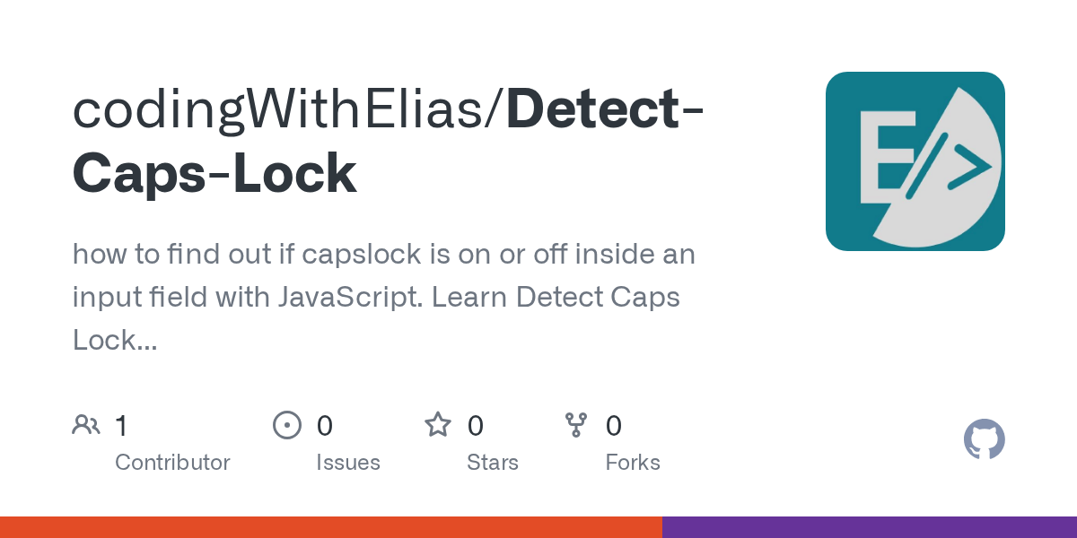 GitHub codingWithElias/DetectCapsLock how to find out if capslock is on or off inside an