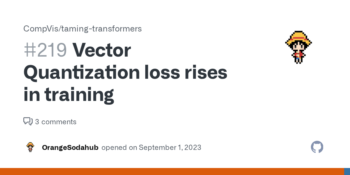 Vector Quantization loss rises in training · Issue 219 · CompVis/tamingtransformers · GitHub
