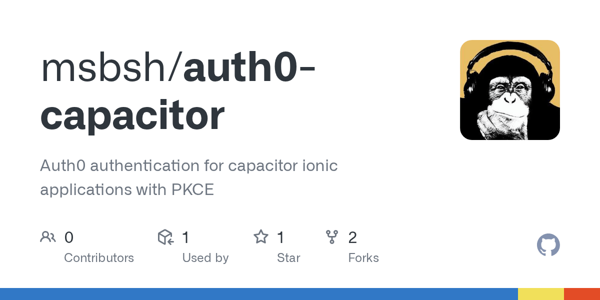 GitHub msbsh/auth0capacitor Auth0 authentication for capacitor