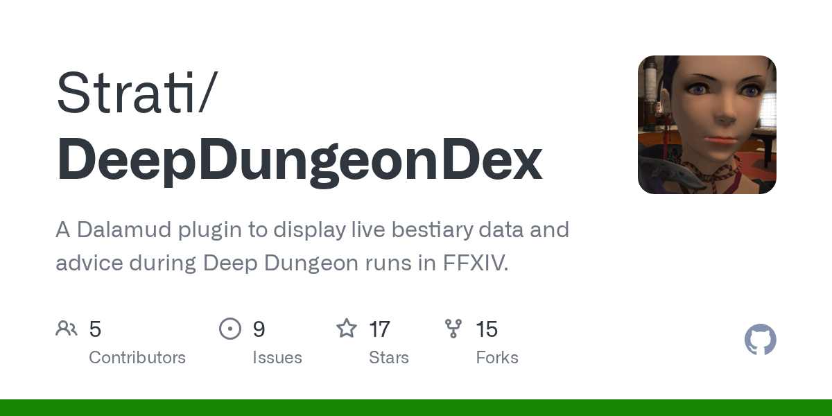 GitHub Strati/DeepDungeonDex A Dalamud plugin to display live