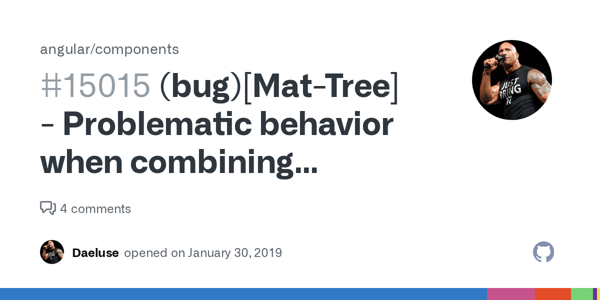 (bug)[MatTree] Problematic behavior when combining dynamic data with