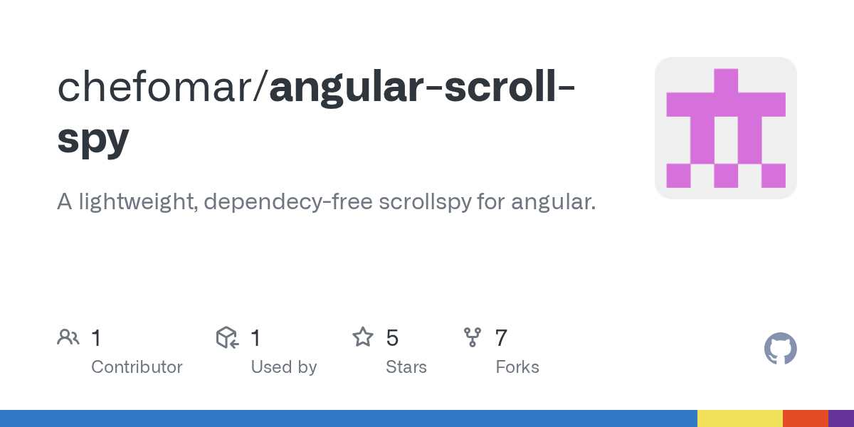 GitHub chefomar/angularscrollspy A lightweight, dependecyfree scrollspy for angular.