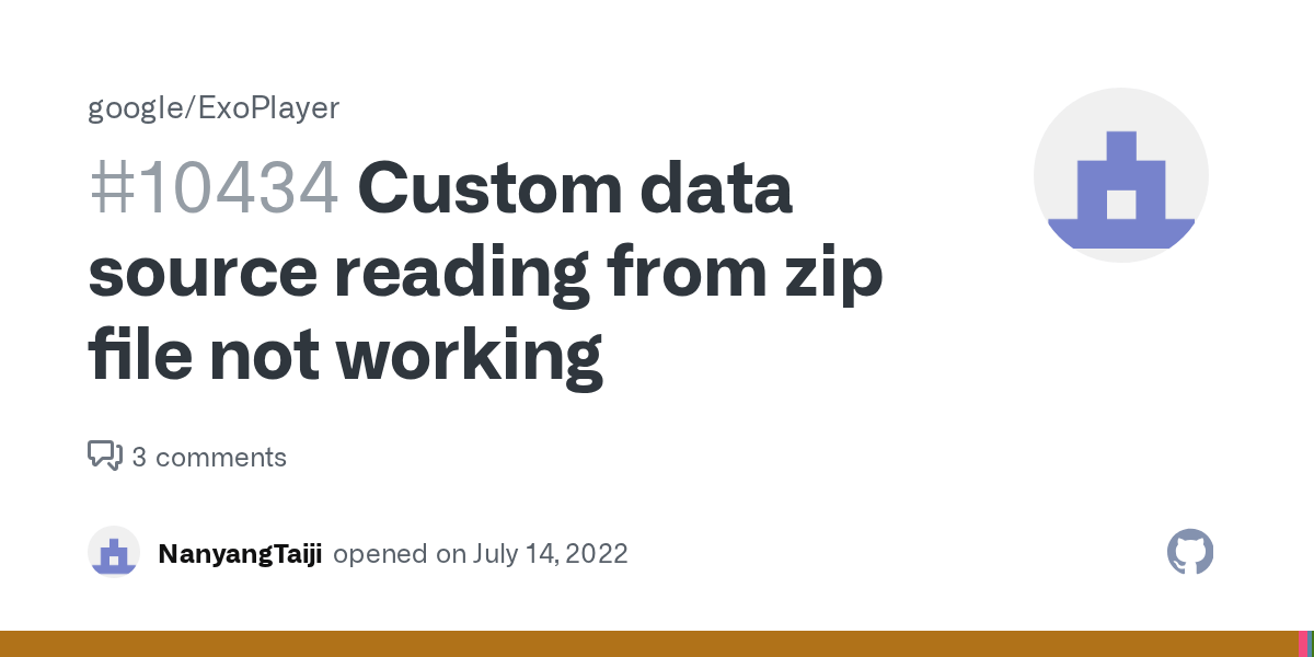 Custom data source reading from zip file not working · Issue 10434