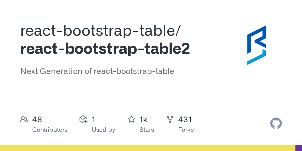 Releases · reactbootstraptable/reactbootstraptable2 · GitHub