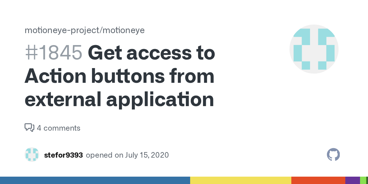 Get access to Action buttons from external application · Issue 1845