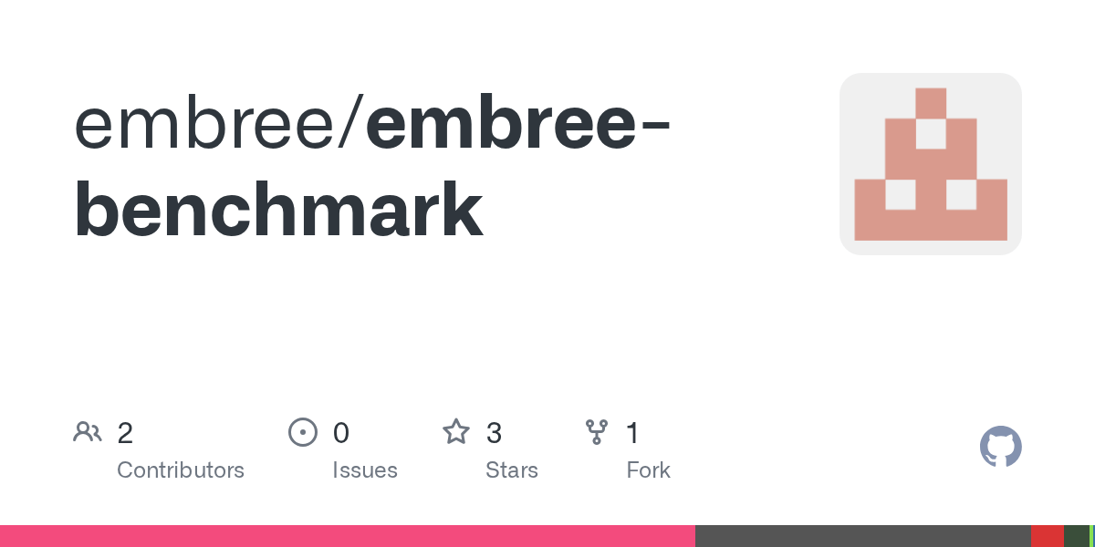 GitHub embree/embreebenchmark