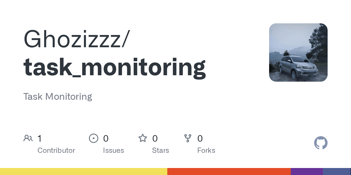GitHub Ghozizzz/task_monitoring Task Monitoring