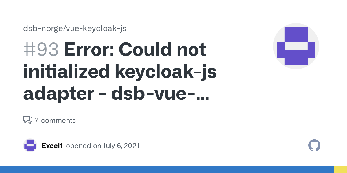 Error Could not initialized keycloakjs adapter dsbvuekeycloak.umd