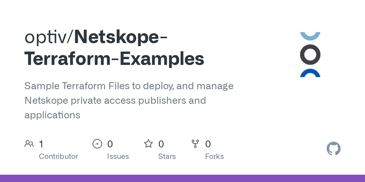 GitHub Sample Terraform Files to