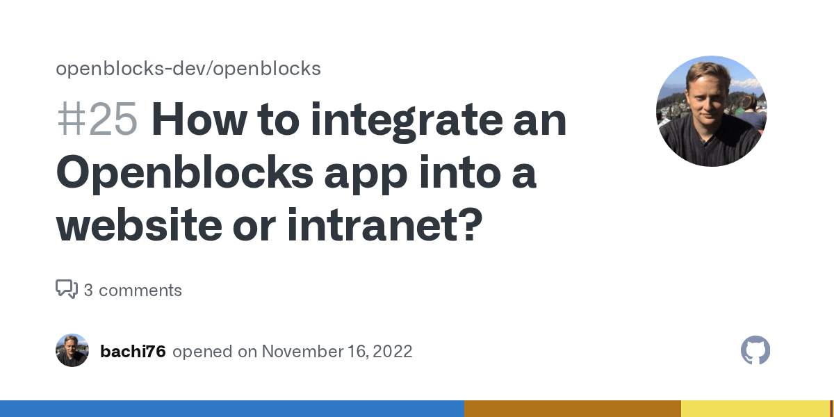 How to integrate an Openblocks app into a website or · Issue