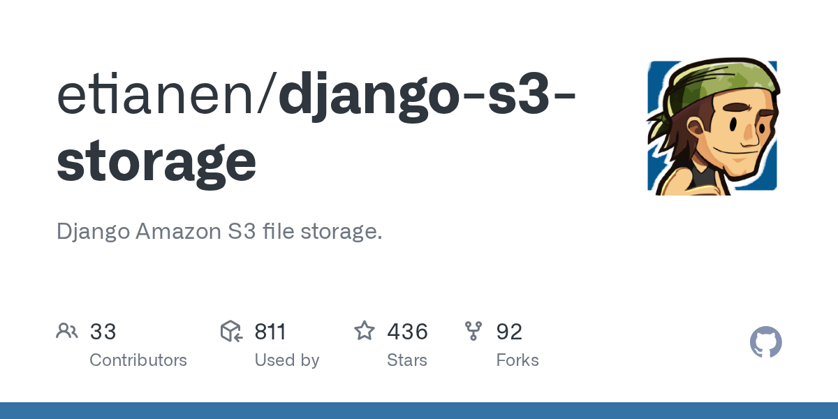 GitHub etianen/djangos3storage Django Amazon S3 file storage.