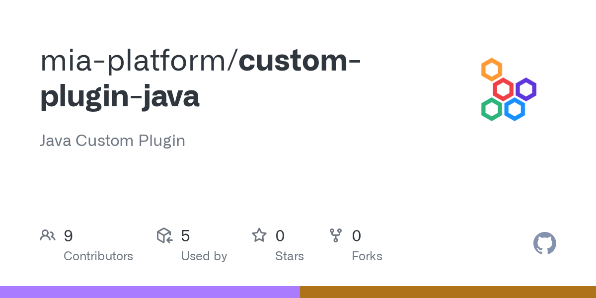 GitHub miaplatform/custompluginjava Java Custom Plugin