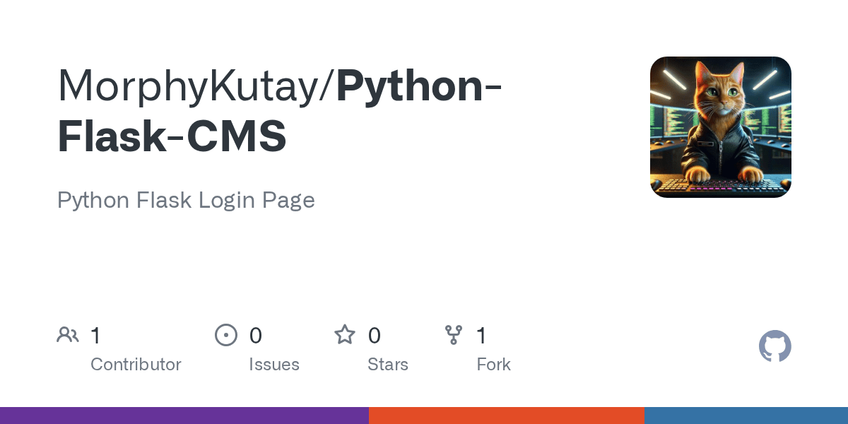 GitHub MorphyKutay/PythonFlaskLoginPage Python Flask Login Page