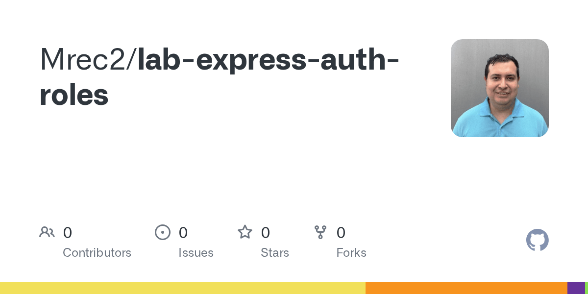 GitHub Mrec2/labexpressauthroles