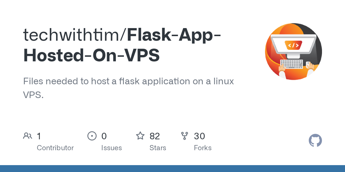 GitHub techwithtim/FlaskAppHostedOnVPS Files needed to host a