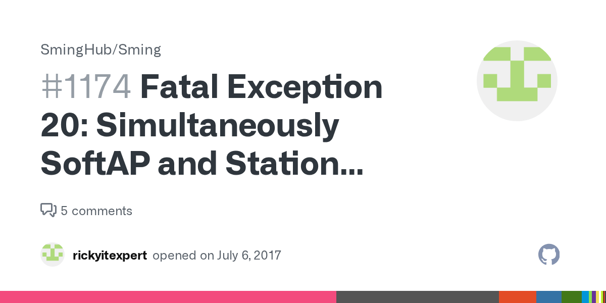 Fatal Exception 20 Simultaneously SoftAP and Station Mode · Issue