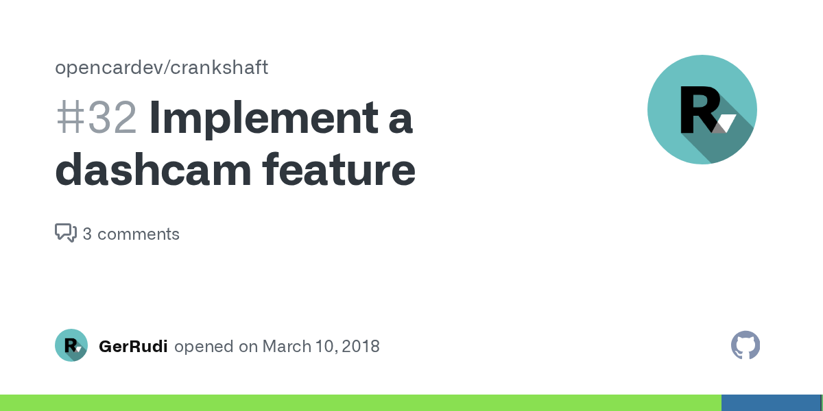 Implement a dashcam feature · Issue 32 · opencardev/crankshaft · GitHub