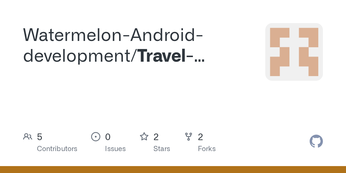 GitHub WatermelonAndroiddevelopment/TravelPlanningFrontend