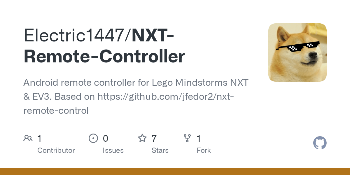 GitHub Electric1447/NXTRemoteController Android remote controller