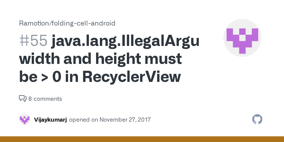 java.lang.IllegalArgumentException width and height must be > 0 in