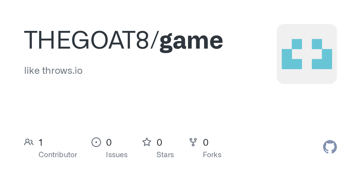 GitHub THEGOAT8/game like throws.io