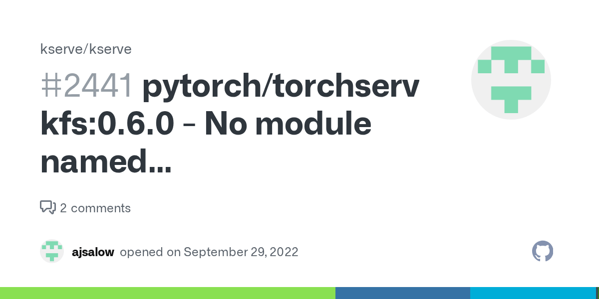 pytorch/torchservekfs0.6.0 No module named 'ts.torch_handler