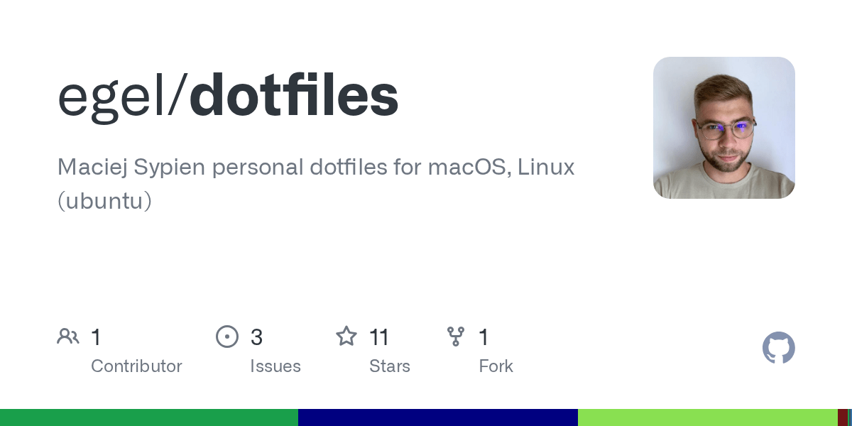 GitHub egel/dotfiles Personal dotfiles configurator for