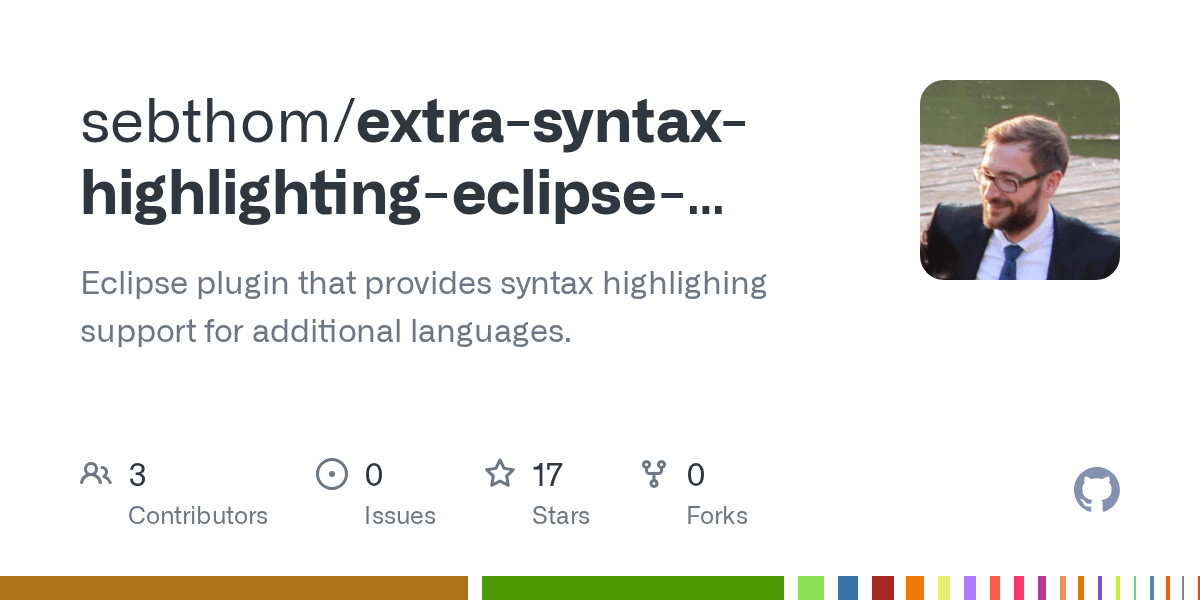 GitHub sebthom/extrasyntaxhighlightingeclipseplugin Eclipse
