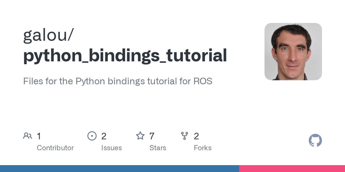 GitHub galou/python_bindings_tutorial Files for the Python bindings