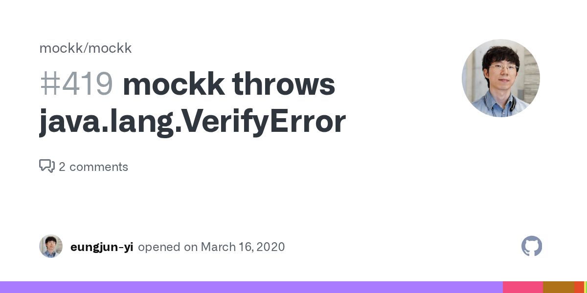 mockk throws java.lang.VerifyError · Issue 419 · mockk/mockk · GitHub