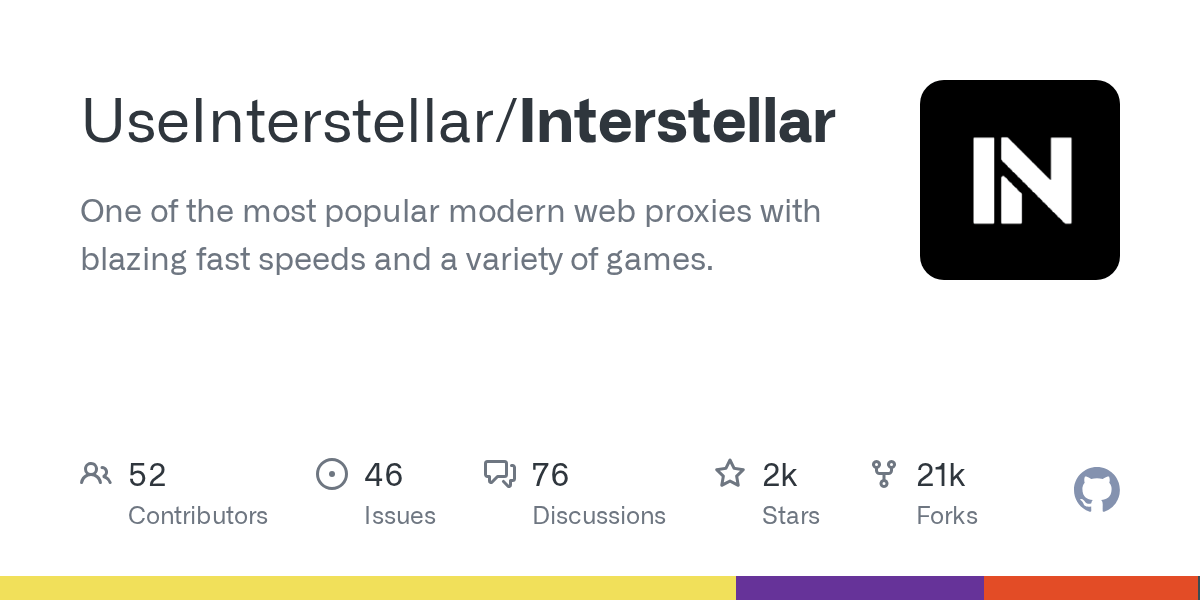 GitHub Interstellar is one of