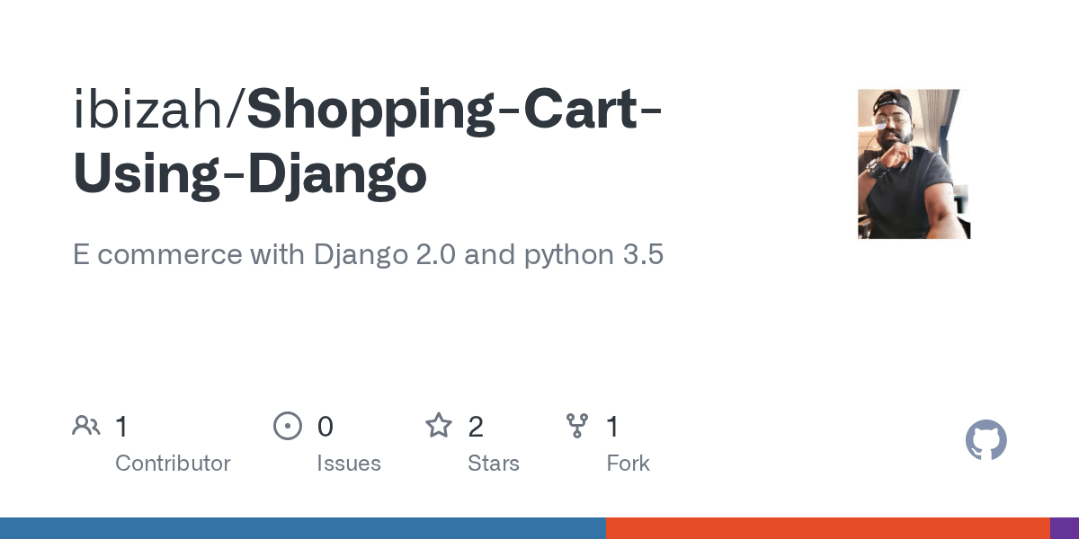 GitHub E commerce with Django 2.0