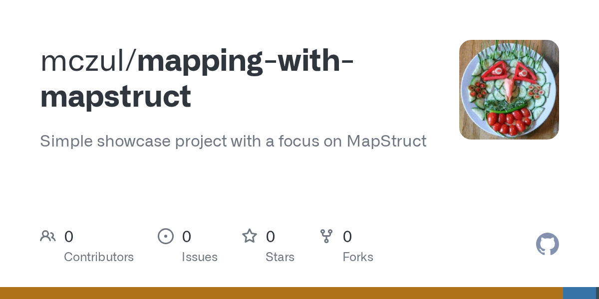 GitHub mczul/mappingwithmapstruct Simple showcase project with a