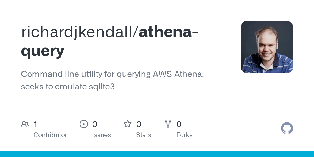 GitHub richardjkendall/athenaquery Command line utility for