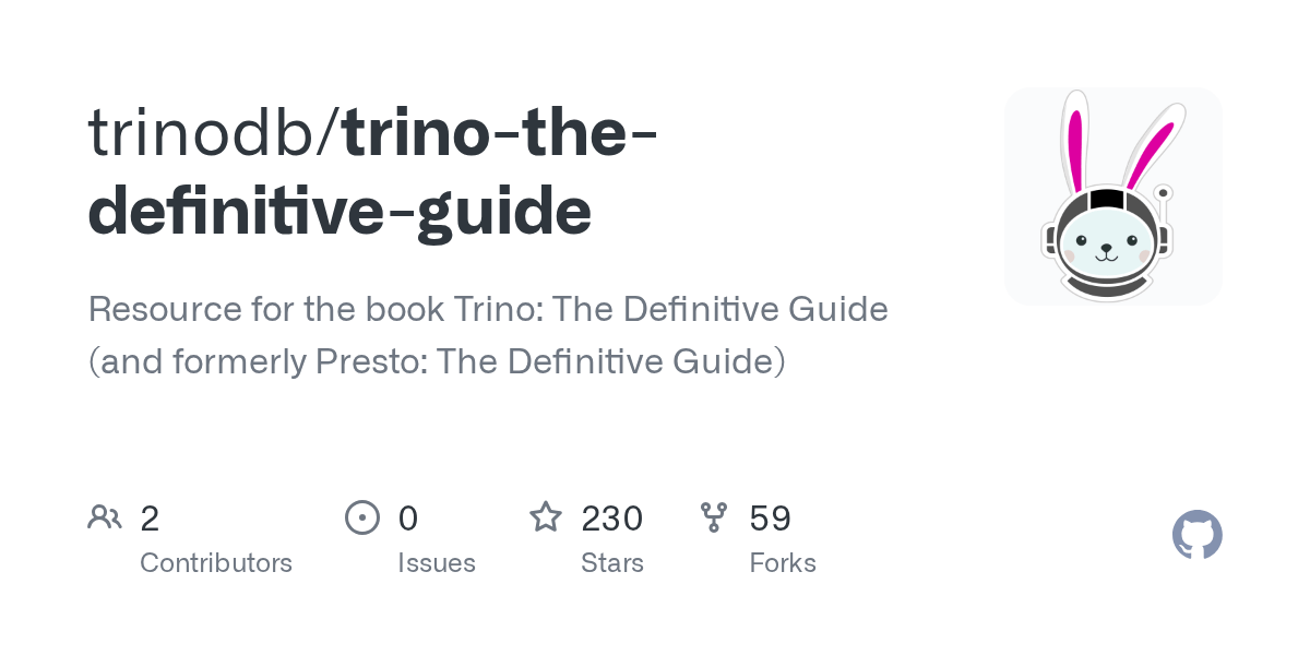 trinothedefinitiveguide/flightqueries.sql at master · trinodb/trino