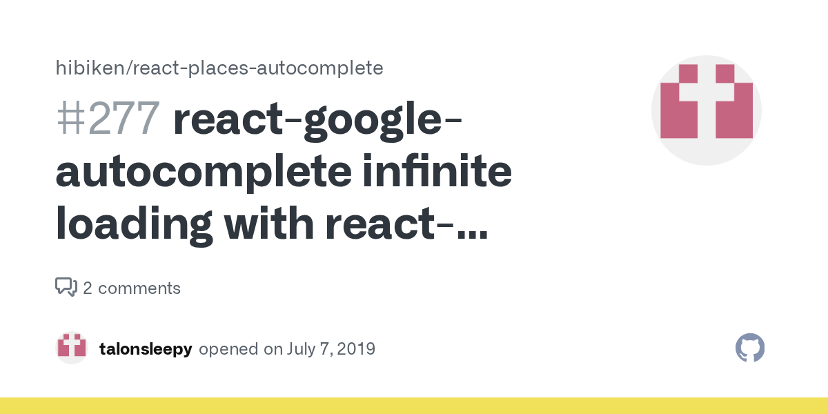 infinite loading with reactgooglemaps