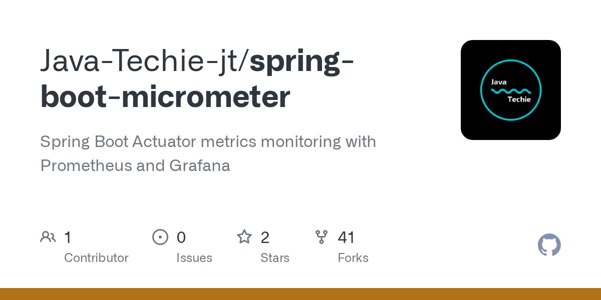 GitHub JavaTechiejt/springbootmicrometer Spring Boot Actuator