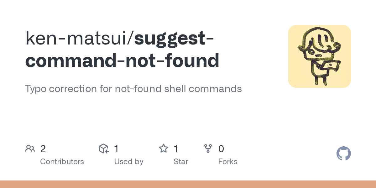 GitHub Typo correction for not