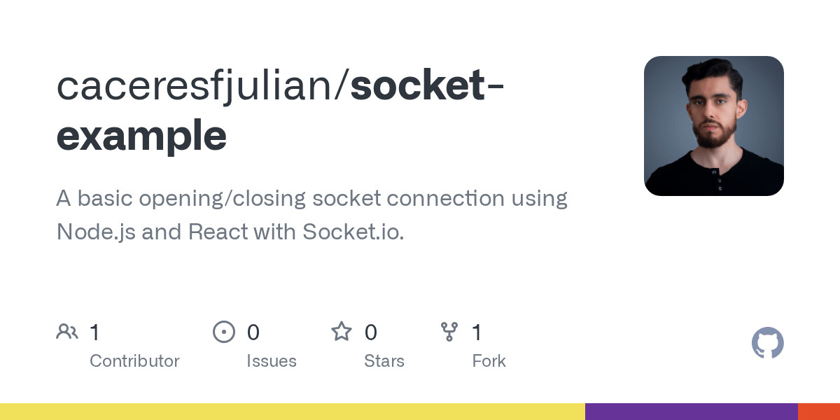 GitHub caceresfjulian/socketexample A basic opening/closing socket
