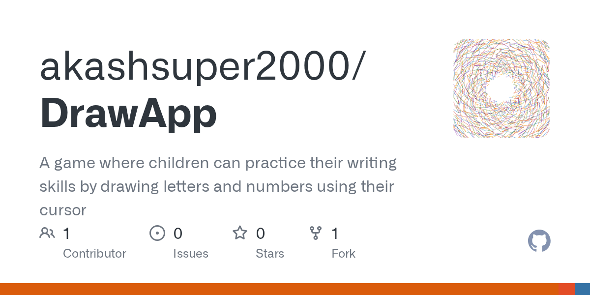GitHub akashsuper2000/DrawApp A game where children can practice
