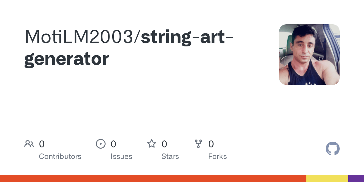 GitHub MotiLM2003/stringartgenerator