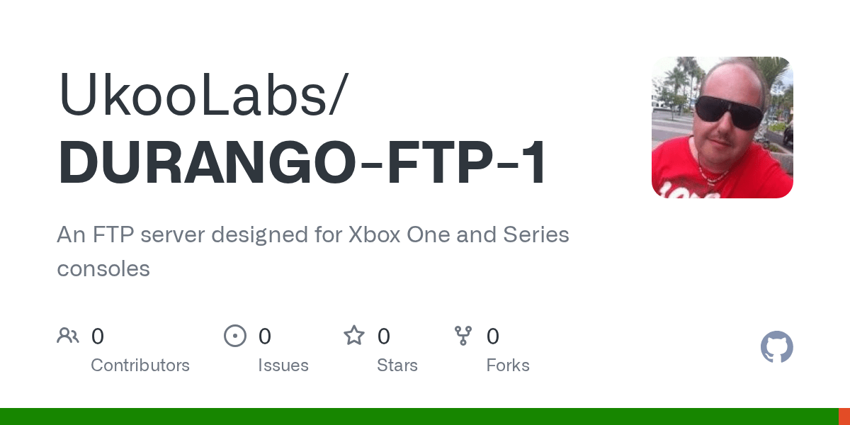 GitHub UkooLabs/DURANGOFTP1 An FTP server designed for Xbox One
