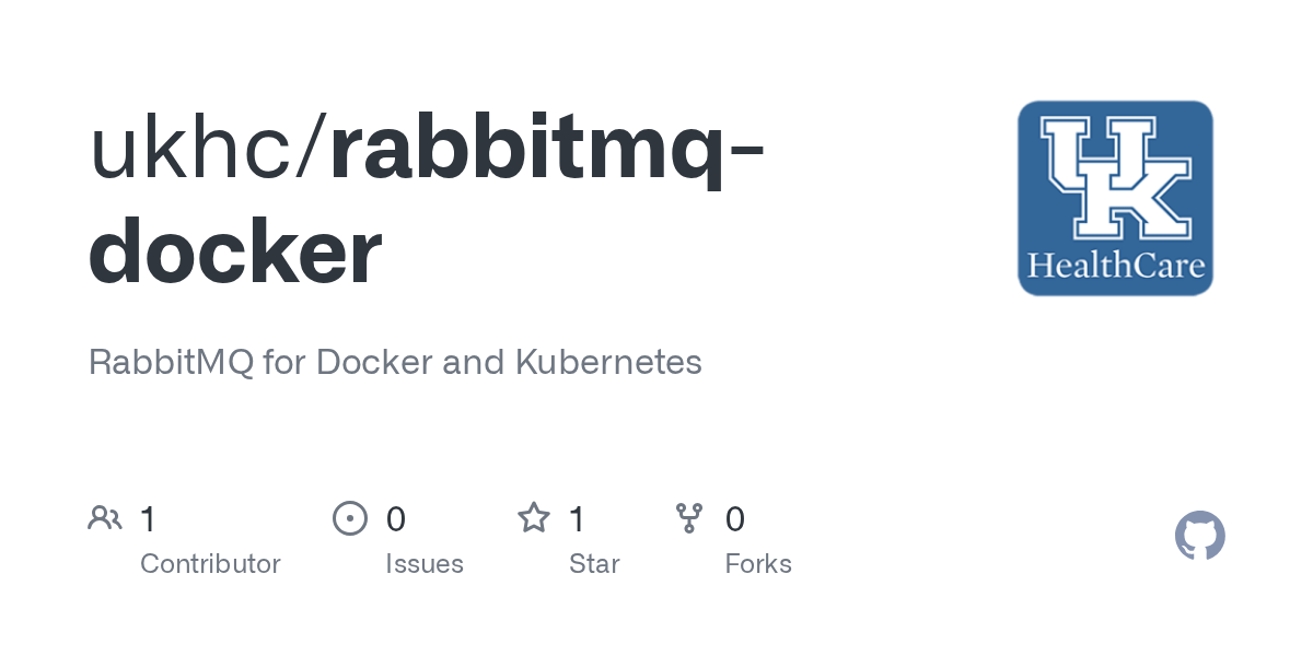 GitHub ukhc/rabbitmqdocker RabbitMQ for Docker and