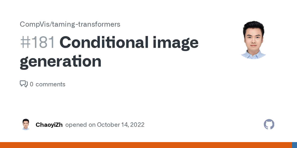 Conditional image generation · Issue 181 · CompVis/tamingtransformers · GitHub