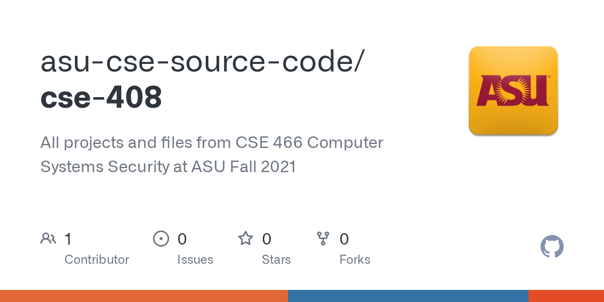 GitHub asucsesourcecode/cse408 All projects and files from CSE